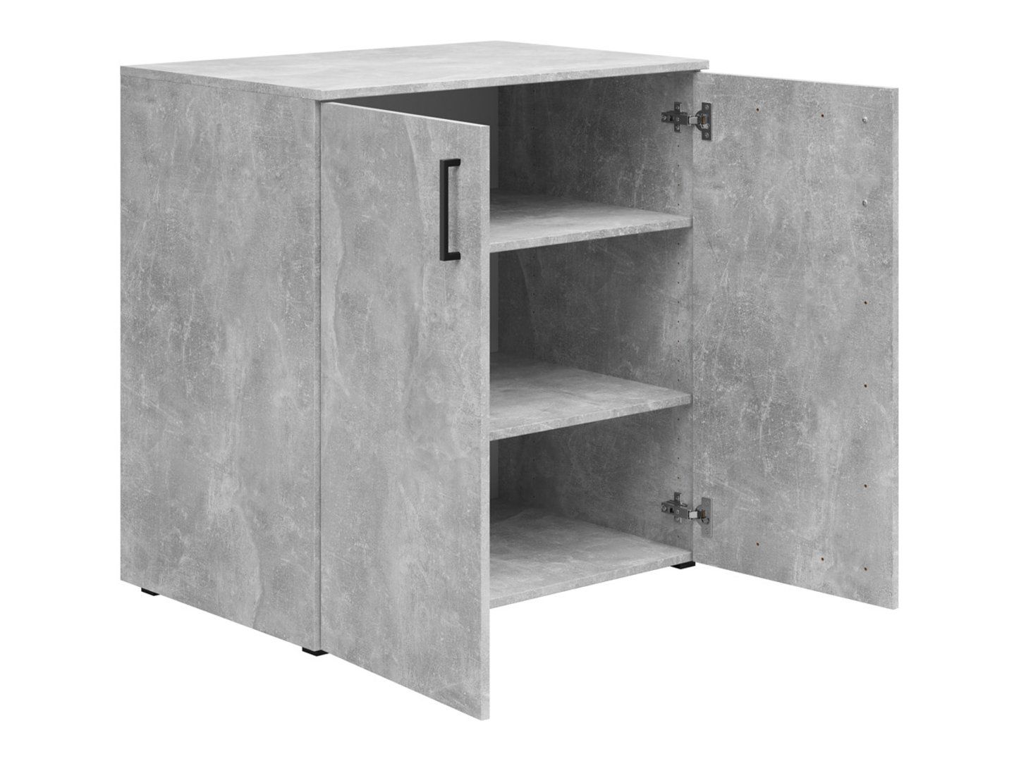 Dviejų durų „MultiDo“ spintelė, 80 cm, šviesi, ateljė