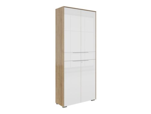 Nevada dviejų durų uždara knygų lentyna, 80 cm, Riviera ąžuolas