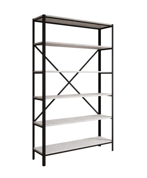 Ralph Black/Concrete ADRK knygų lentyna