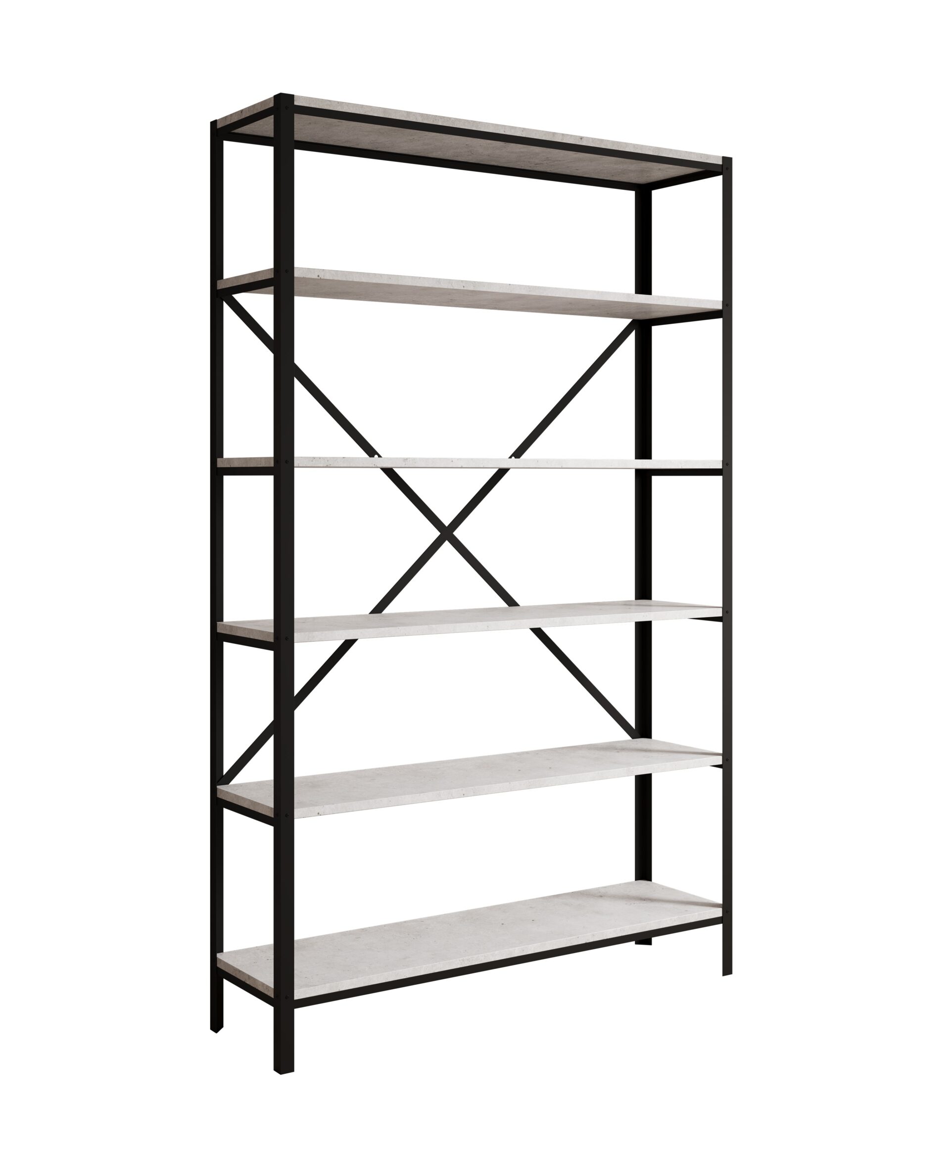 Ralph Black/Concrete ADRK knygų lentyna