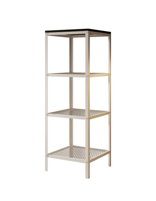 Reli knygų lentyna, balta/juoda, ADRK