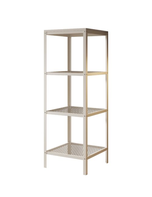 Reli balta/balta blizgi ADRK knygų lentyna