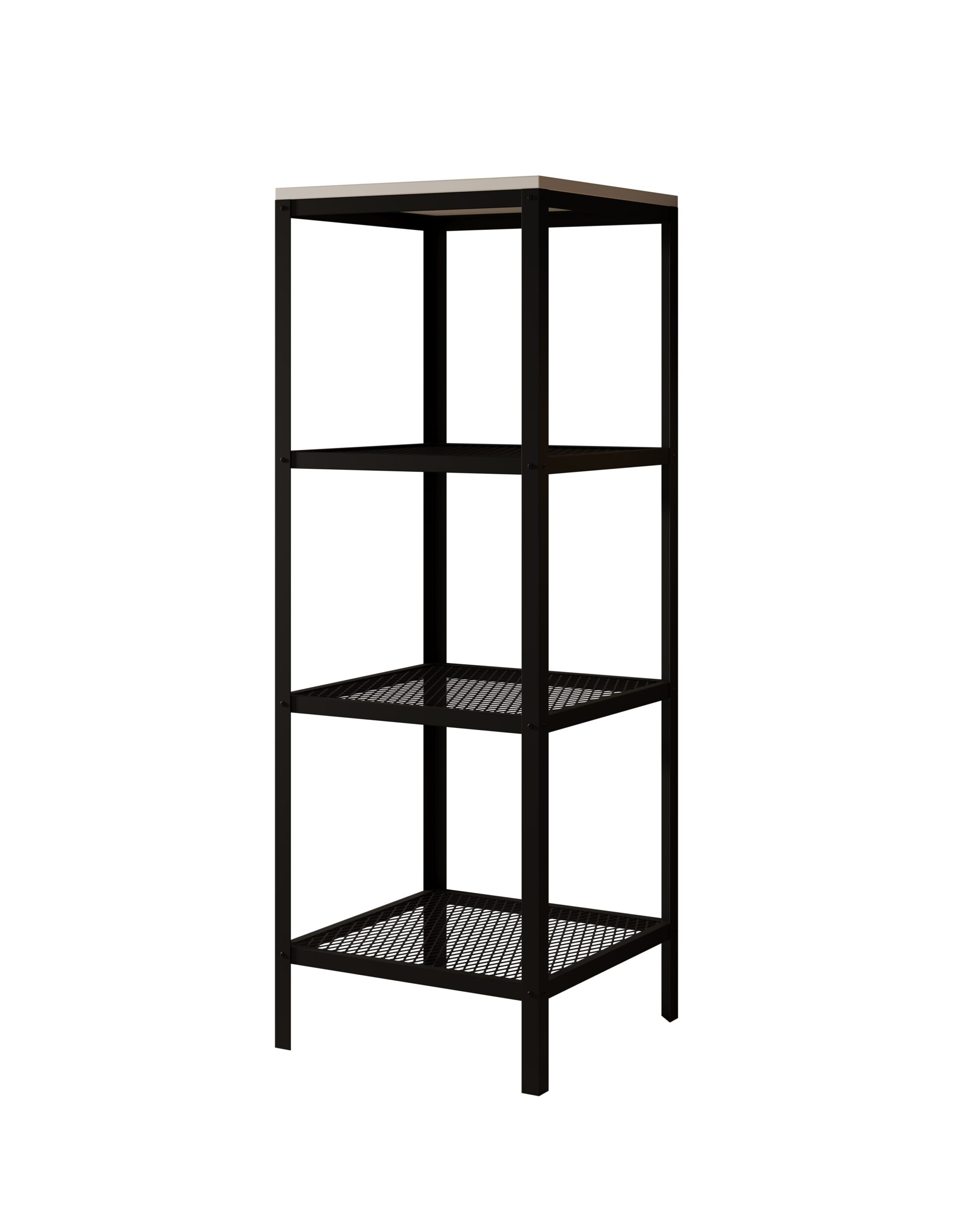 Reli knygų lentyna, juoda/matinė balta, ADRK