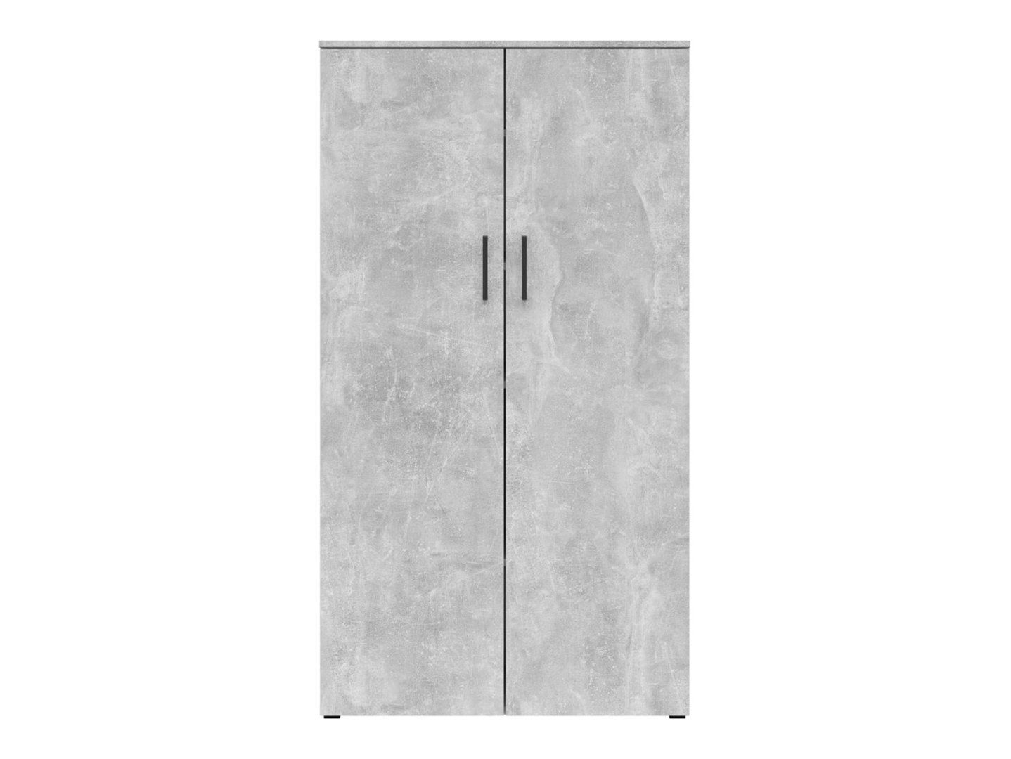 Uždara dviejų durų „MultiDo“ knygų lentyna, 80 cm, šviesios spalvos, ateljė