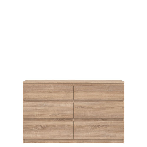 REMI RM03 komoda su stalčiais, SONOMA ąžuolo spalvos