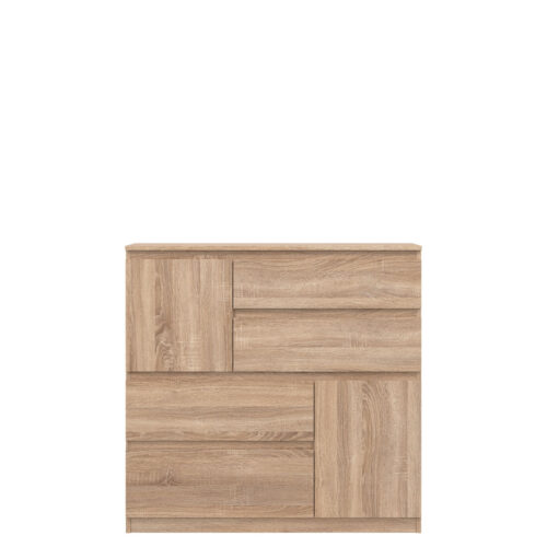 REMI RM06 komoda su stalčiais, SONOMA ąžuolo spalvos