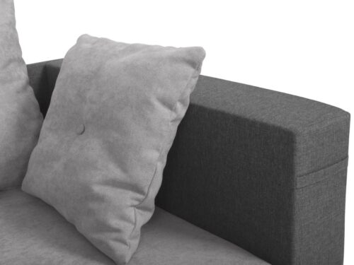 Cerro P dviejų vietų sofa su daiktadėže, pilka