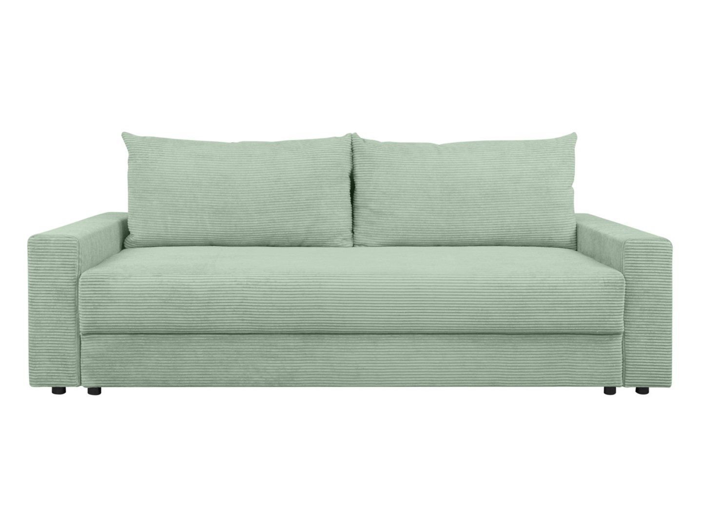 GARCIA trijų vietų sofa su daiktadėže, mėtinė
