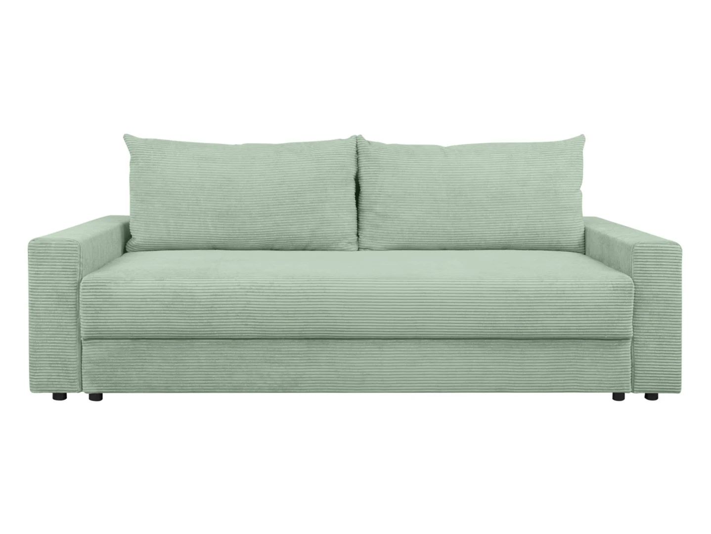 Garcia trijų vietų sofa-lova su daiktadėže, mėtinė