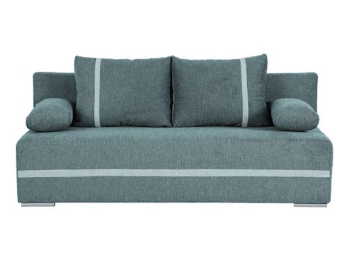 MATA trijų vietų sofa su miegojimo funkcija ir daiktadėže, žalia