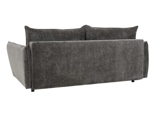 SANTANA trijų vietų sofa ant kojų, sulankstoma, su daiktadėže, pilka