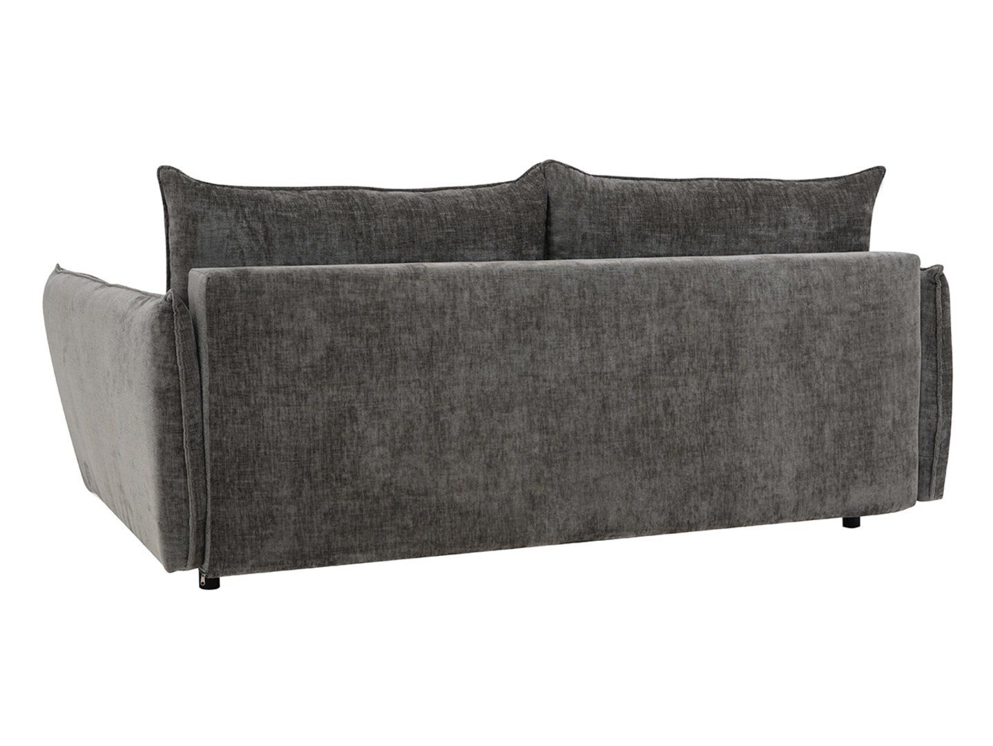 SANTANA trijų vietų sofa ant kojų, sulankstoma, su daiktadėže, pilka