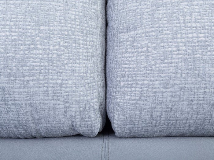 SENTILA trijų vietų sofa su miegojimo funkcija ir daiktadėže, pilka