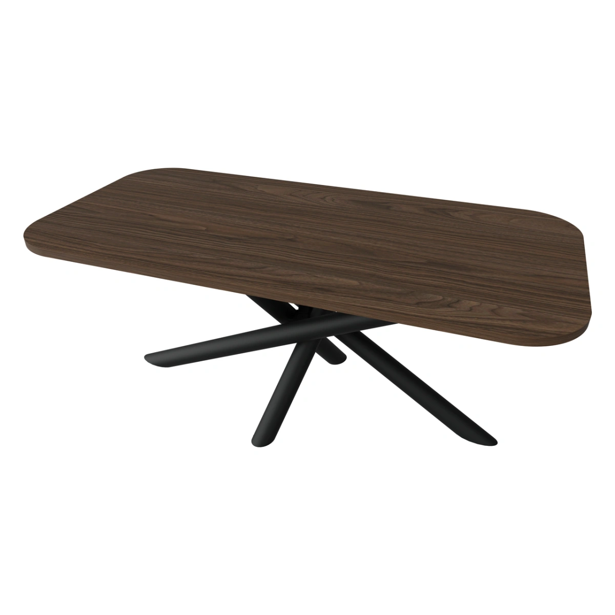 Oslo ovalus palėpės stalas, 185x90 ​​cm, Viskonsino riešutmedis