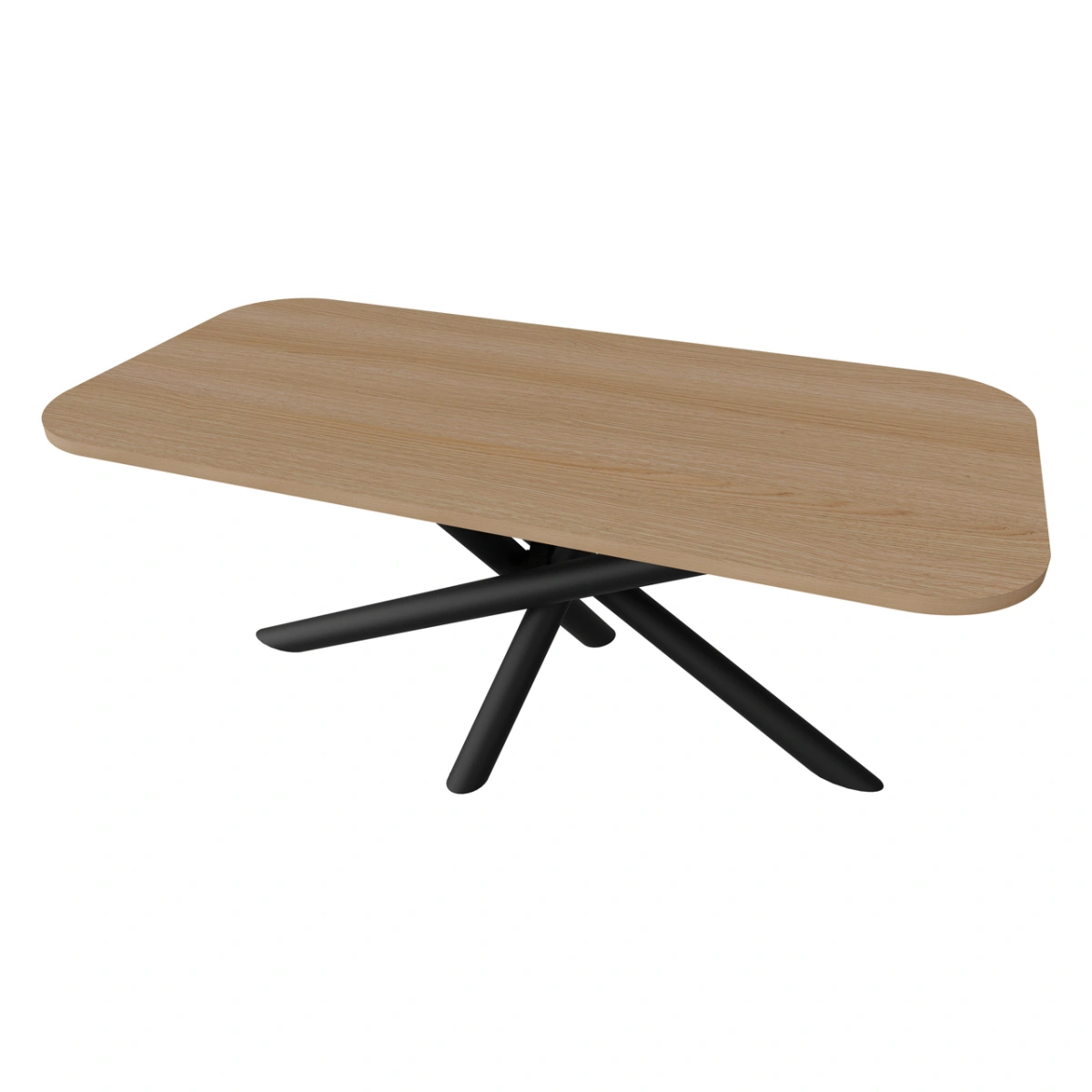 Oslo ovalus palėpės stalas 185x90 ​​​​cm, lindberg ąžuolas