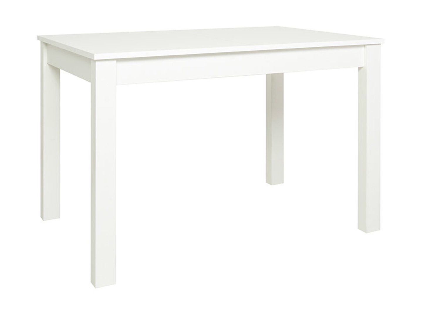 RAMEN PLUS MINI ištraukiamas stalas 100–140 cm, alpinės baltos spalvos
