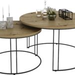 ETTA 2 viename kavos staliukas, juodas/artisan, ADRK