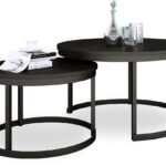 OKIN 2 viename kavos staliukas, juodas, ADRK