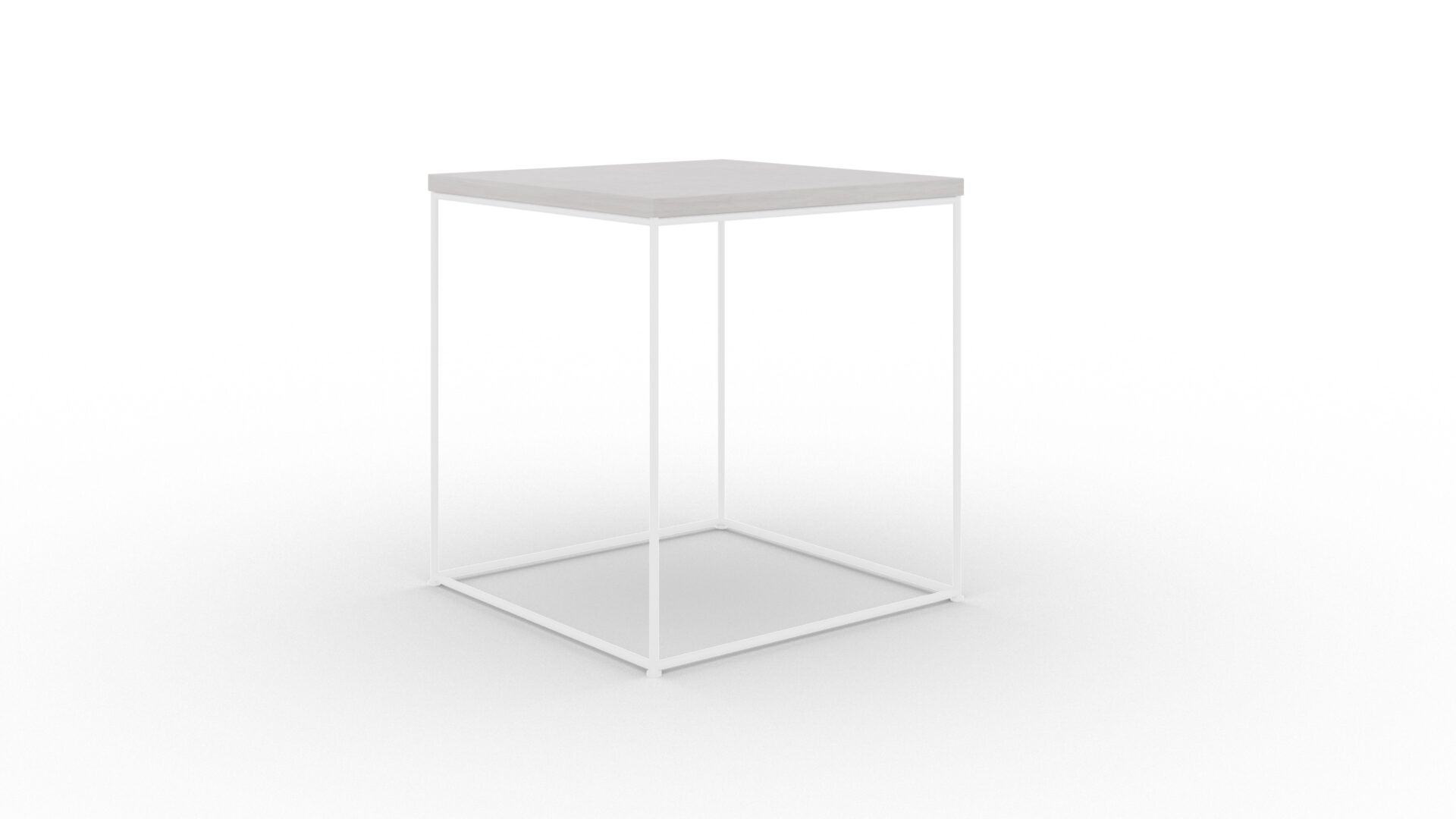 Adina kavos staliukas, baltas/betonas, ADRK