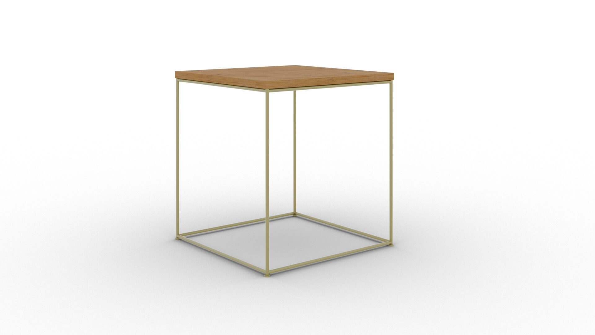 Adina kavos staliukas auksinis/Lancelot ąžuolas ADRK