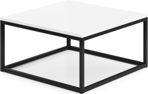 BELTEN kavos staliukas 65×65 juodas/baltas ADRK