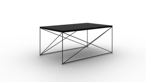 Dante kavos staliukas, baltas/juodas, ADRK