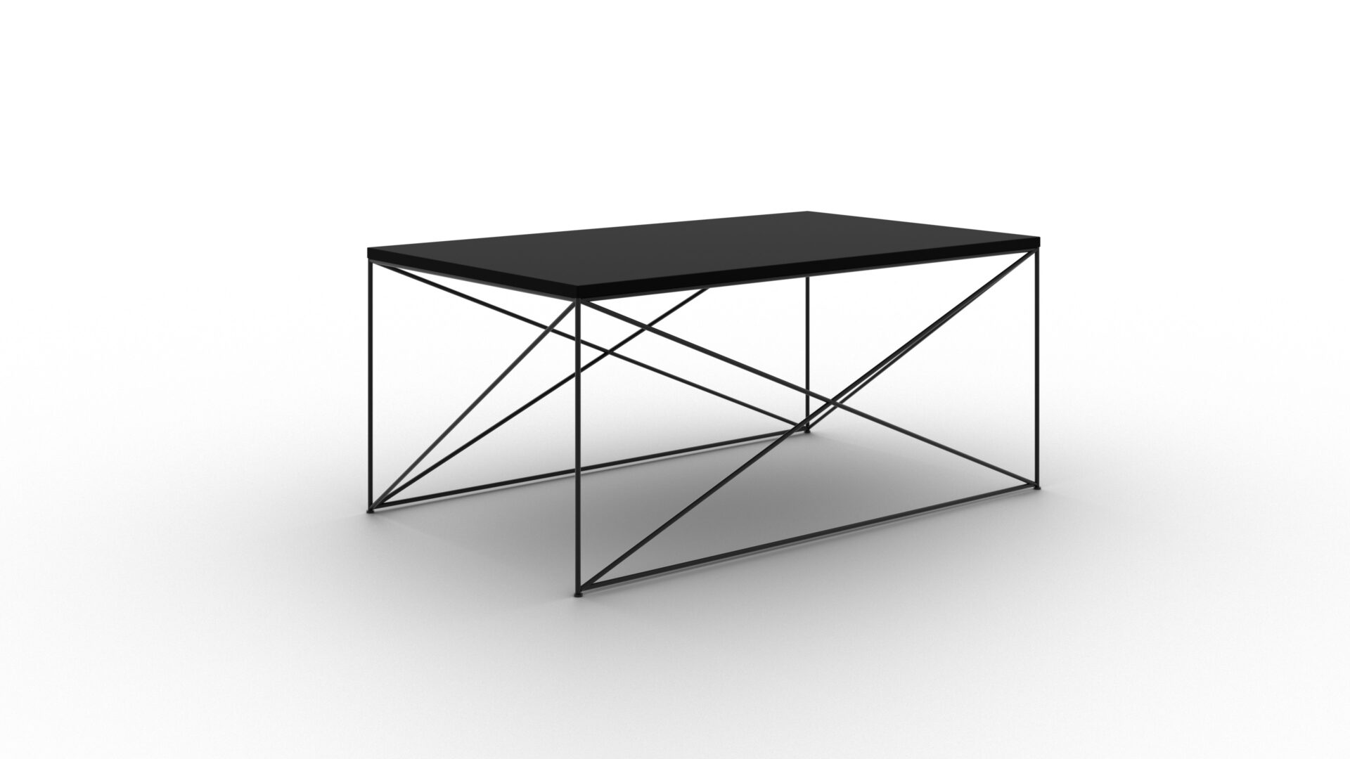 Dante kavos staliukas, baltas/juodas, ADRK