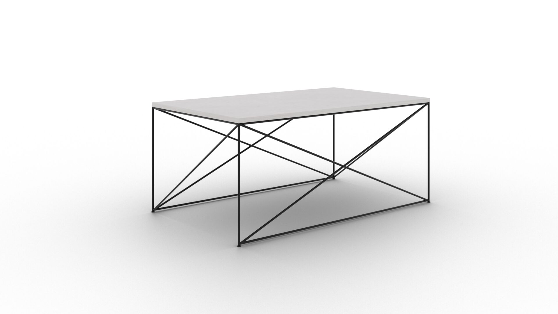 Dante kavos staliukas, baltas/betonas, ADRK