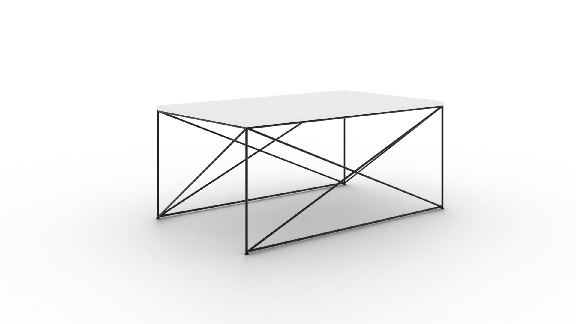 Dante kavos staliukas, baltas/baltas blizgus, ADRK