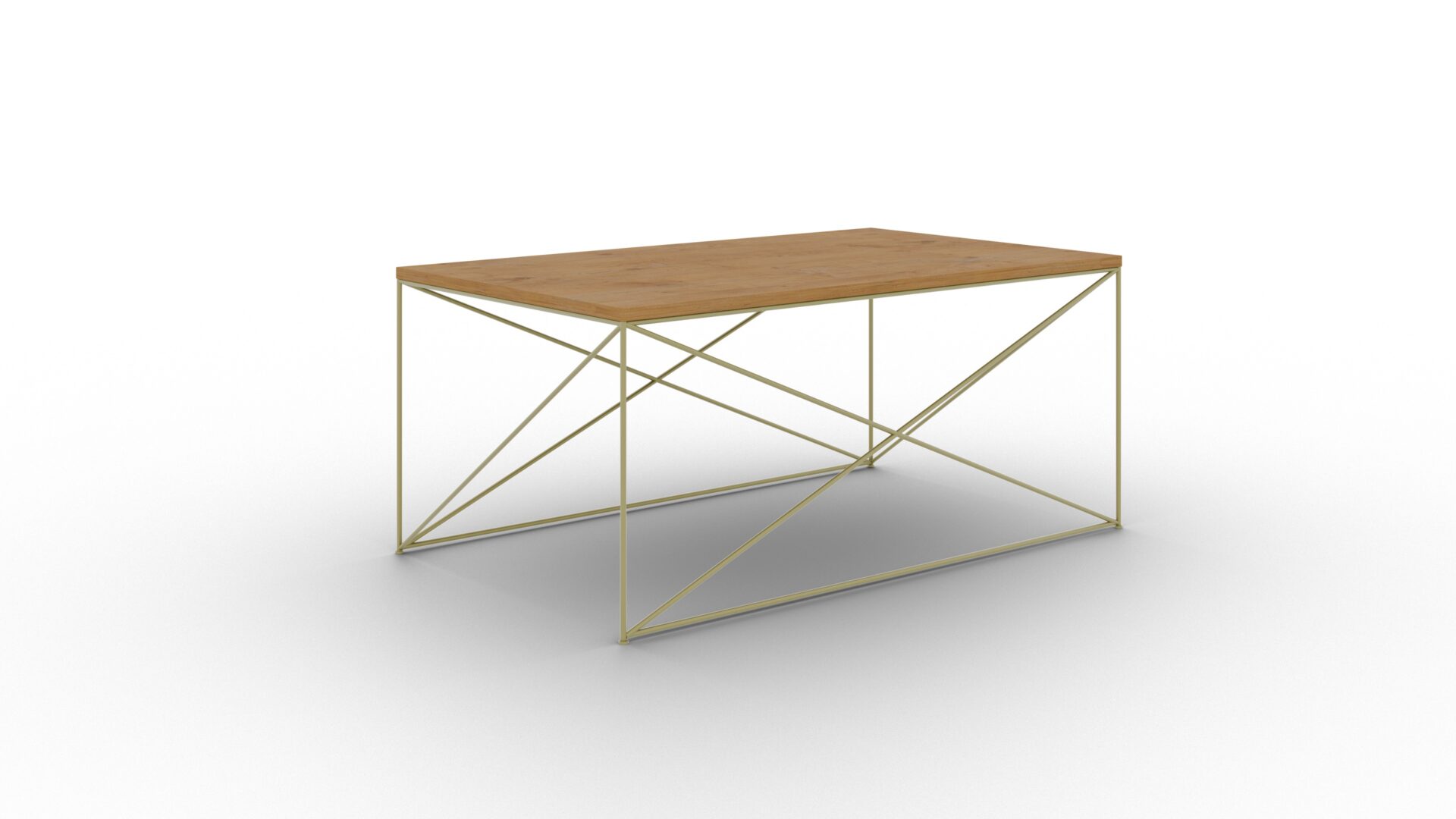 Dante kavos staliukas, auksinis/Lancelot ąžuolas, ADRK