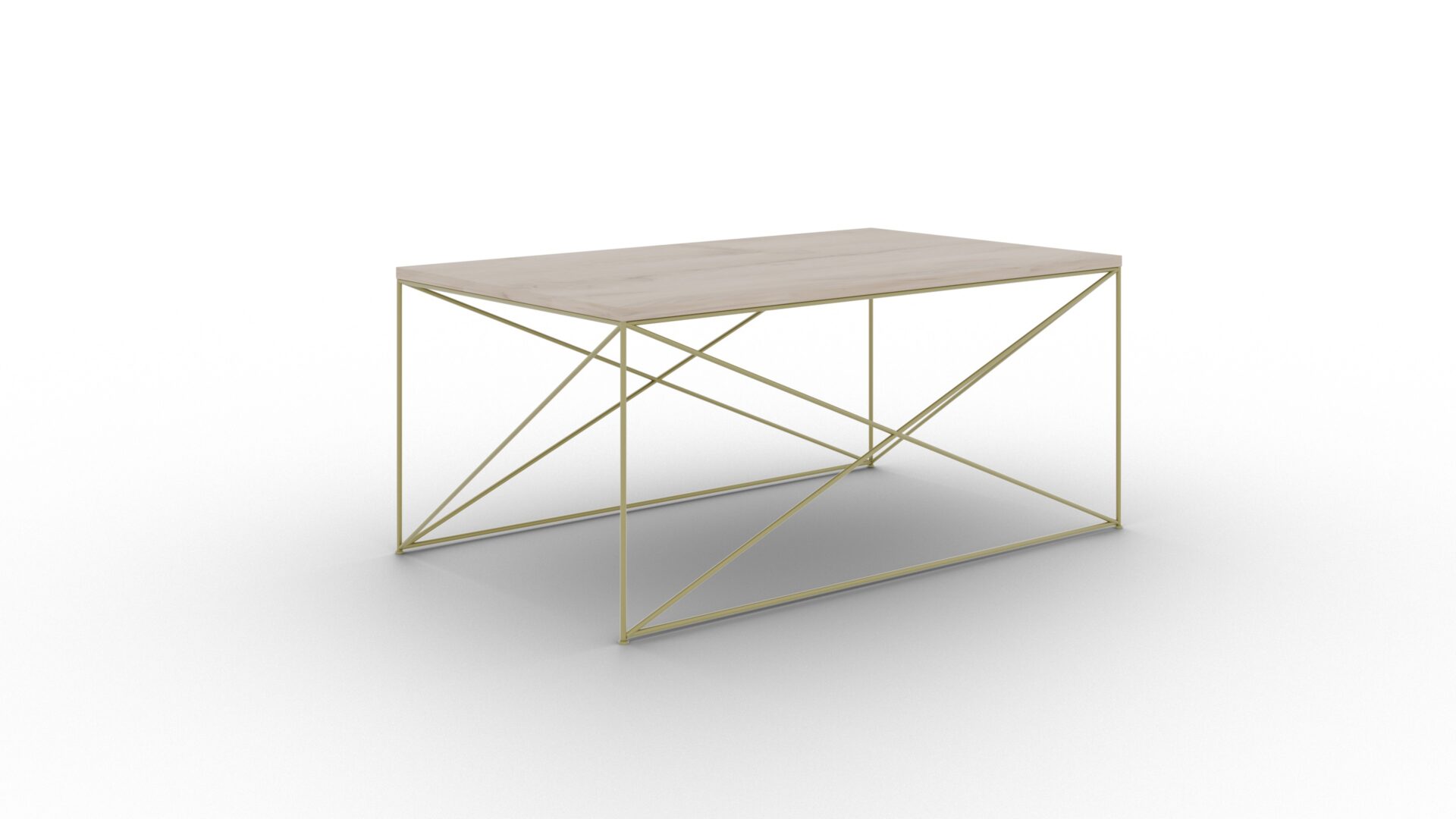 Dante kavos staliukas, auksinis/Sonoma, ADRK