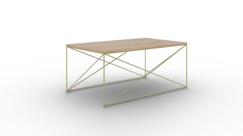 Dante kavos staliukas, auksinis/artisaniškas, ADRK