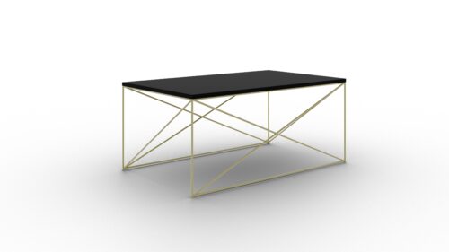 Dante kavos staliukas, auksinis/juodas, ADRK
