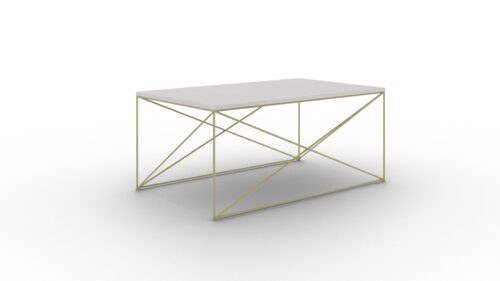 Dante kavos staliukas, auksinis/betoninis, ADRK