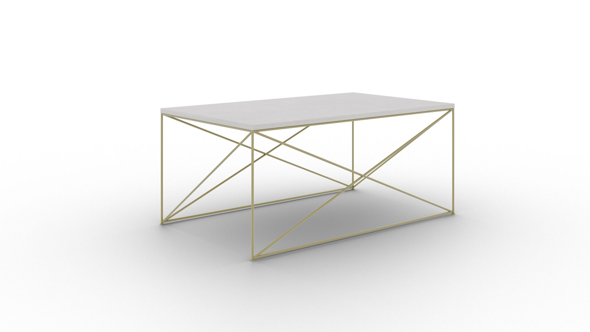 Dante kavos staliukas, auksinis/betoninis, ADRK