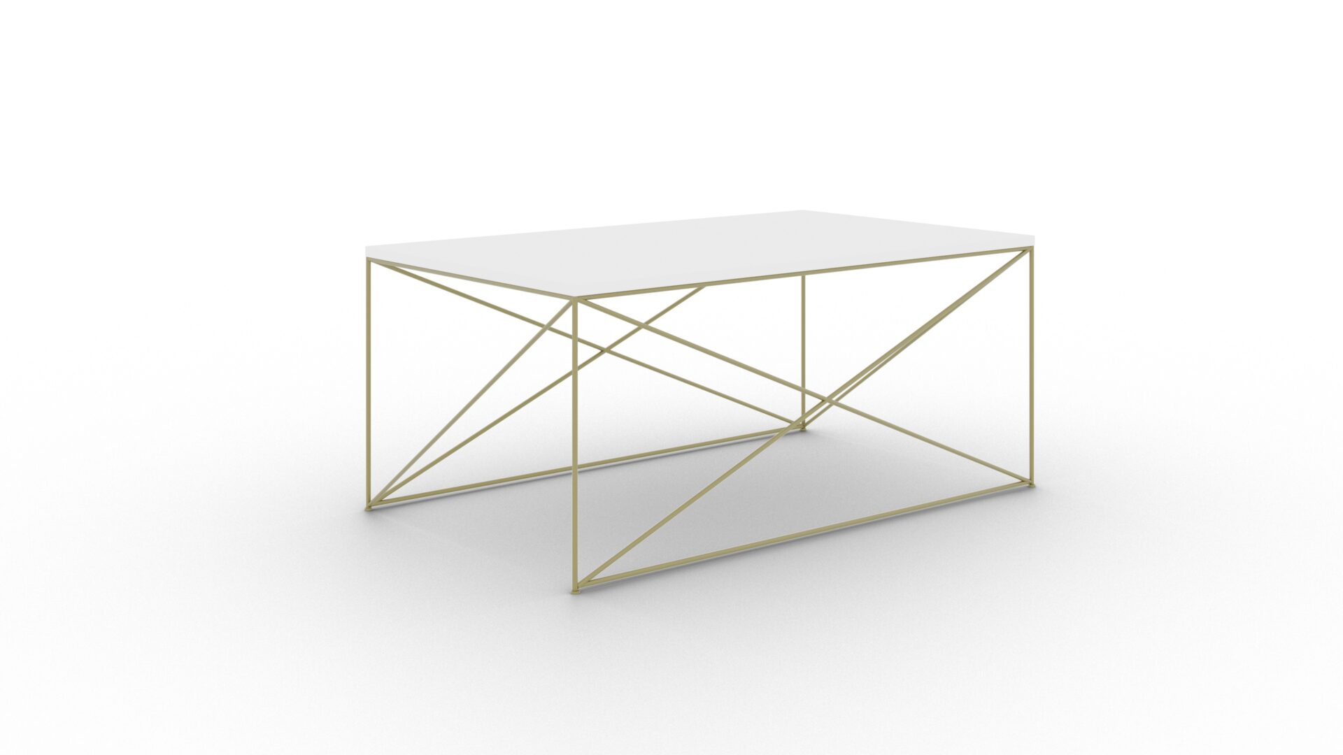 Dante kavos staliukas, aukso/balto blizgesio, ADRK