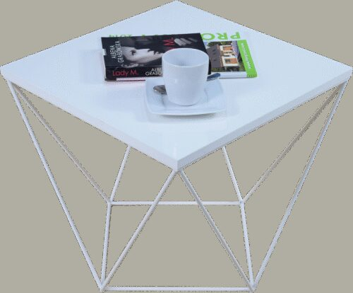 DIANA kavos staliukas, 50×50, baltas, ADRK