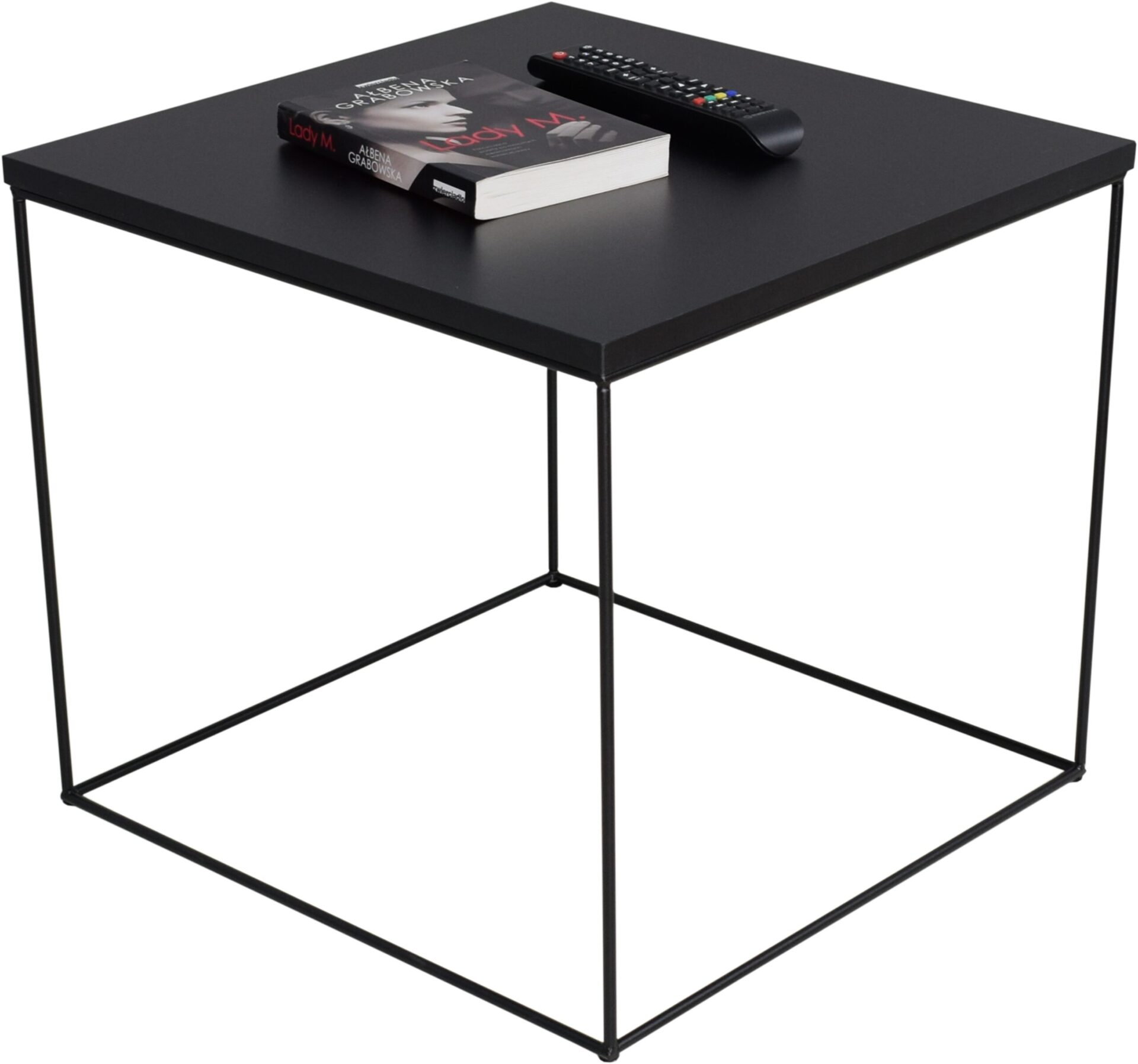 ELENA kavos staliukas, 50x50, juodas, ADRK