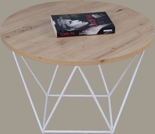 LIAM kavos staliukas, baltas/artisaniškas, ADRK