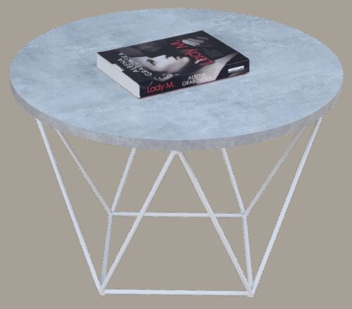 LIAM kavos staliukas, baltas/betonas, ADRK