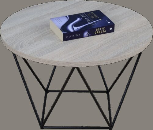 LIAM kavos staliukas, juodas/Sonoma, ADRK