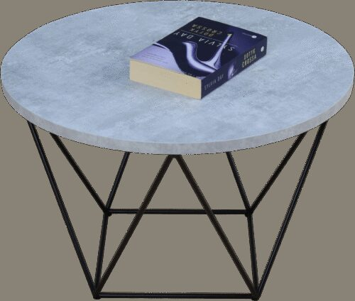 LIAM kavos staliukas, juodas/betonas, ADRK