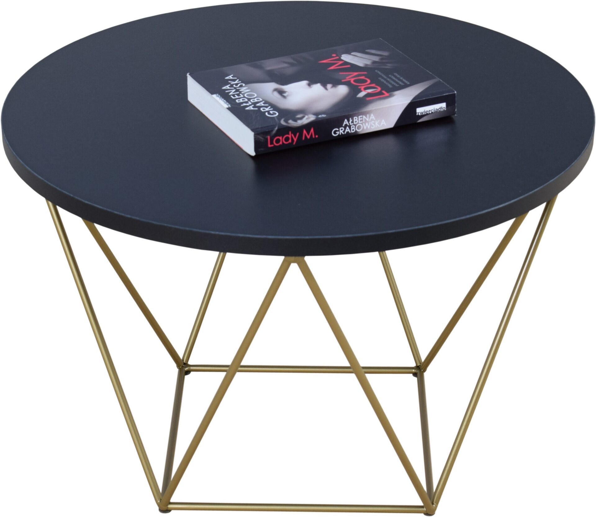 LIAM kavos staliukas, auksinis/juodas, ADRK