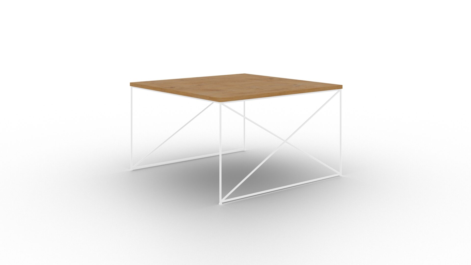 Nelia kavos staliukas, baltas/Lancelot ąžuolas, ADRK