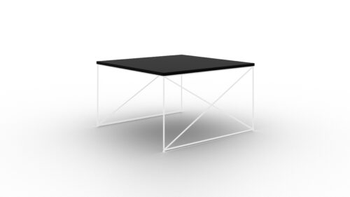 Nelia kavos staliukas, baltas/juodas, ADRK