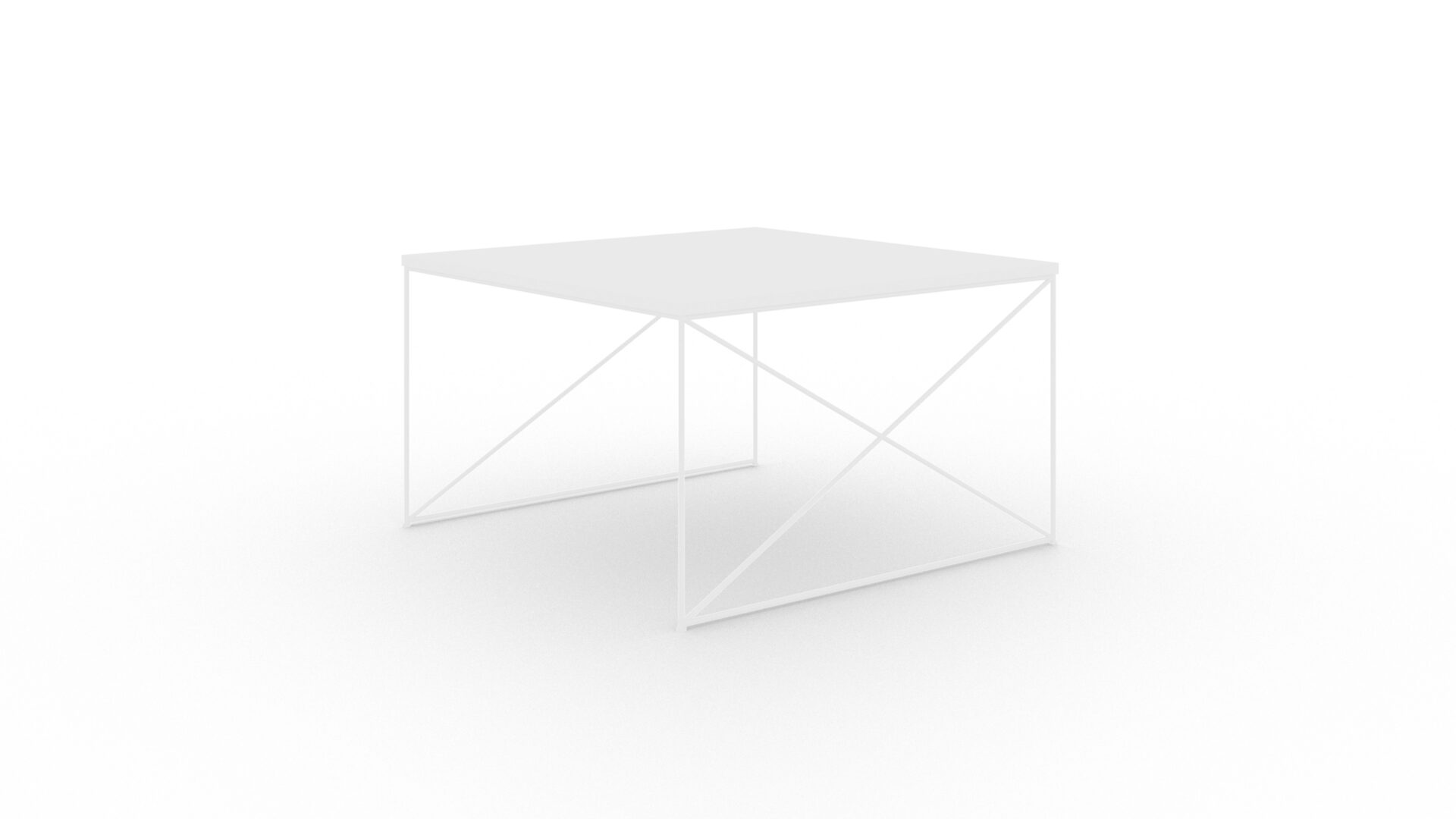 Nelia kavos staliukas, baltas, ADRK