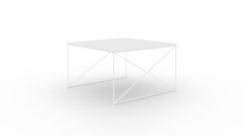 Nelia kavos staliukas, baltas/blizgus, ADRK