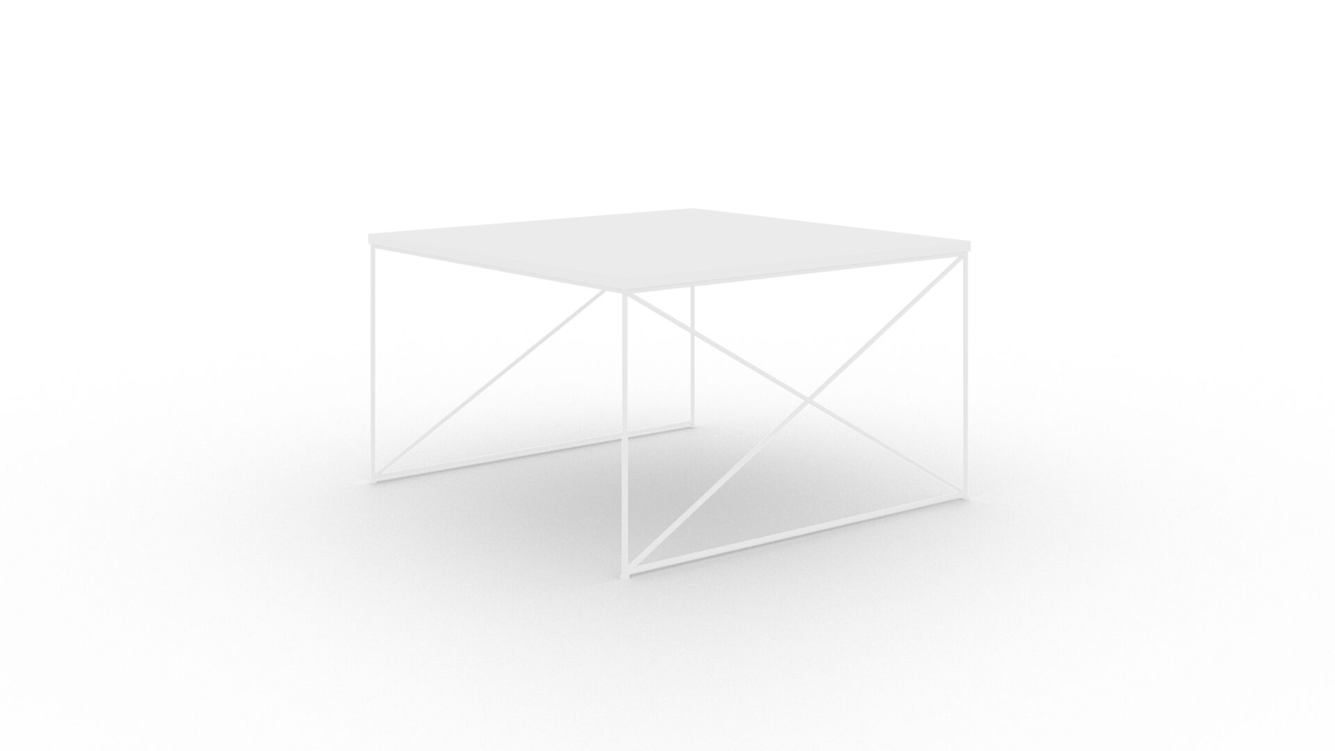 Nelia kavos staliukas, baltas/blizgus, ADRK