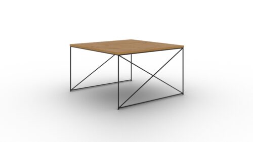 Nelia kavos staliukas, juodas/Lancelot ąžuolas, ADRK