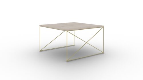 Nelia kavos staliukas, auksinis/Sonoma, ADRK